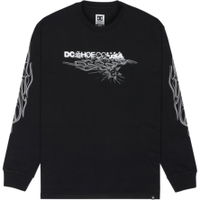Mens Side Flame Long Sleeve T-Shirt